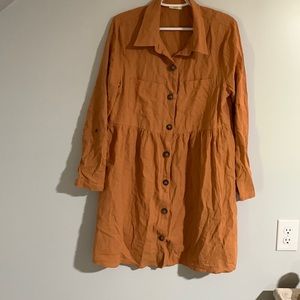 Button up dress